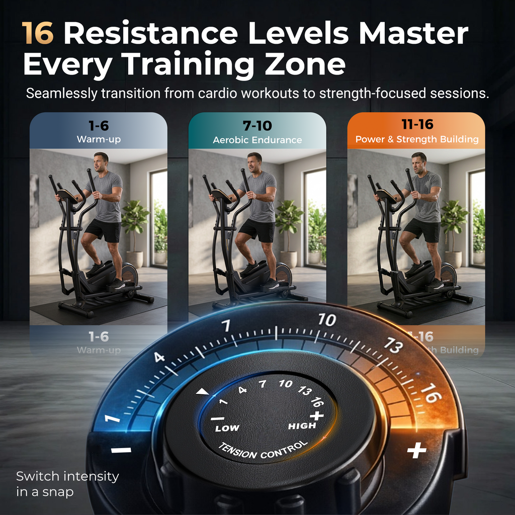 Niceday Elliptical Machine-46CM Stride