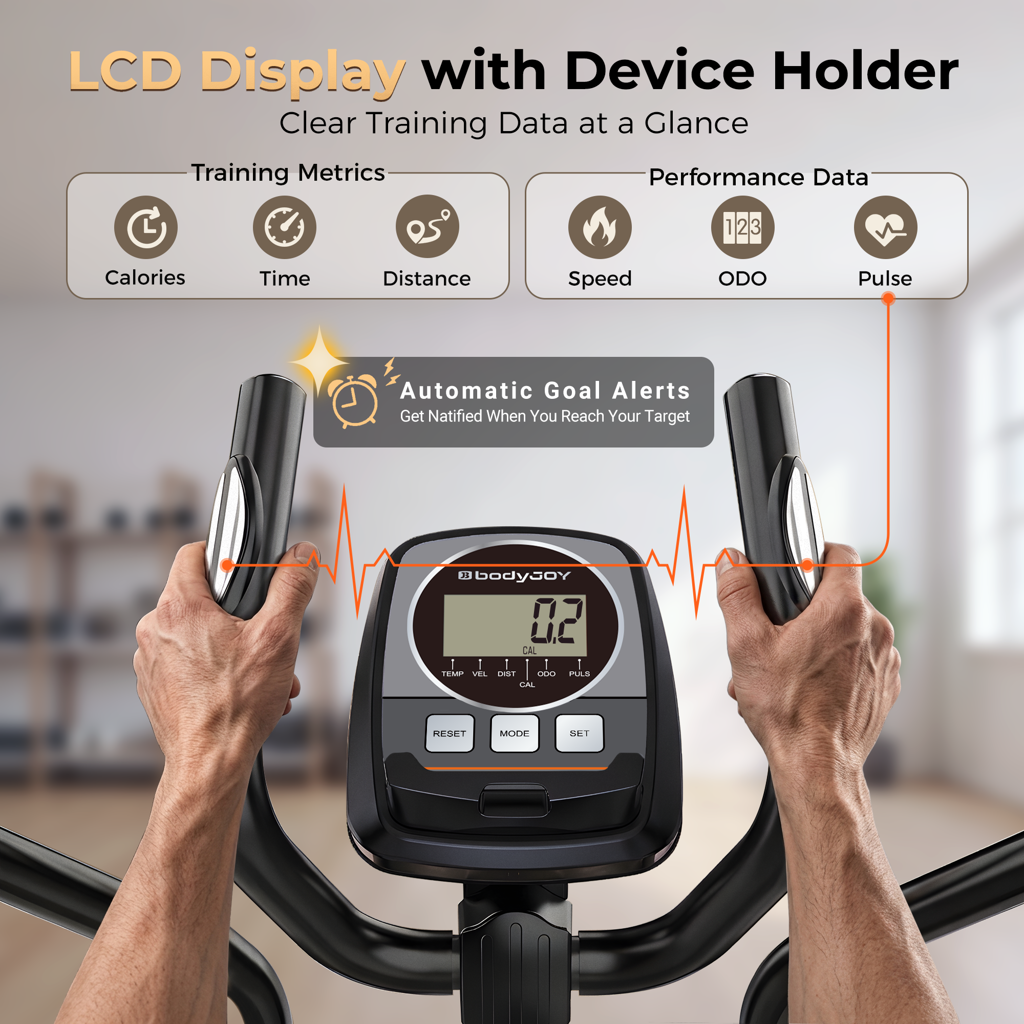 Niceday Elliptical Machine-46CM Stride