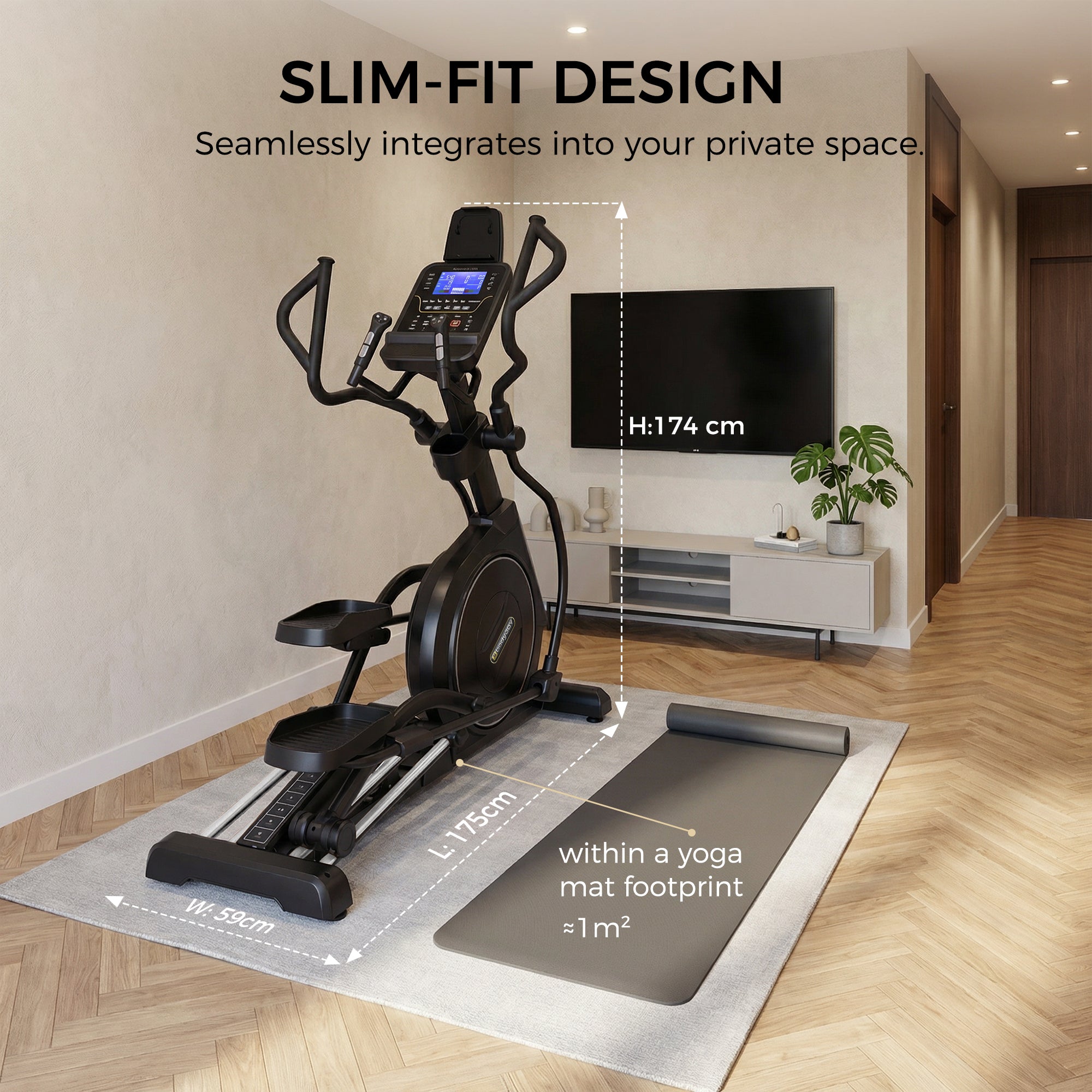 Niceday x Bodyjoy Elliptical Exercise Machines-50.8CM Stride& 32 Level