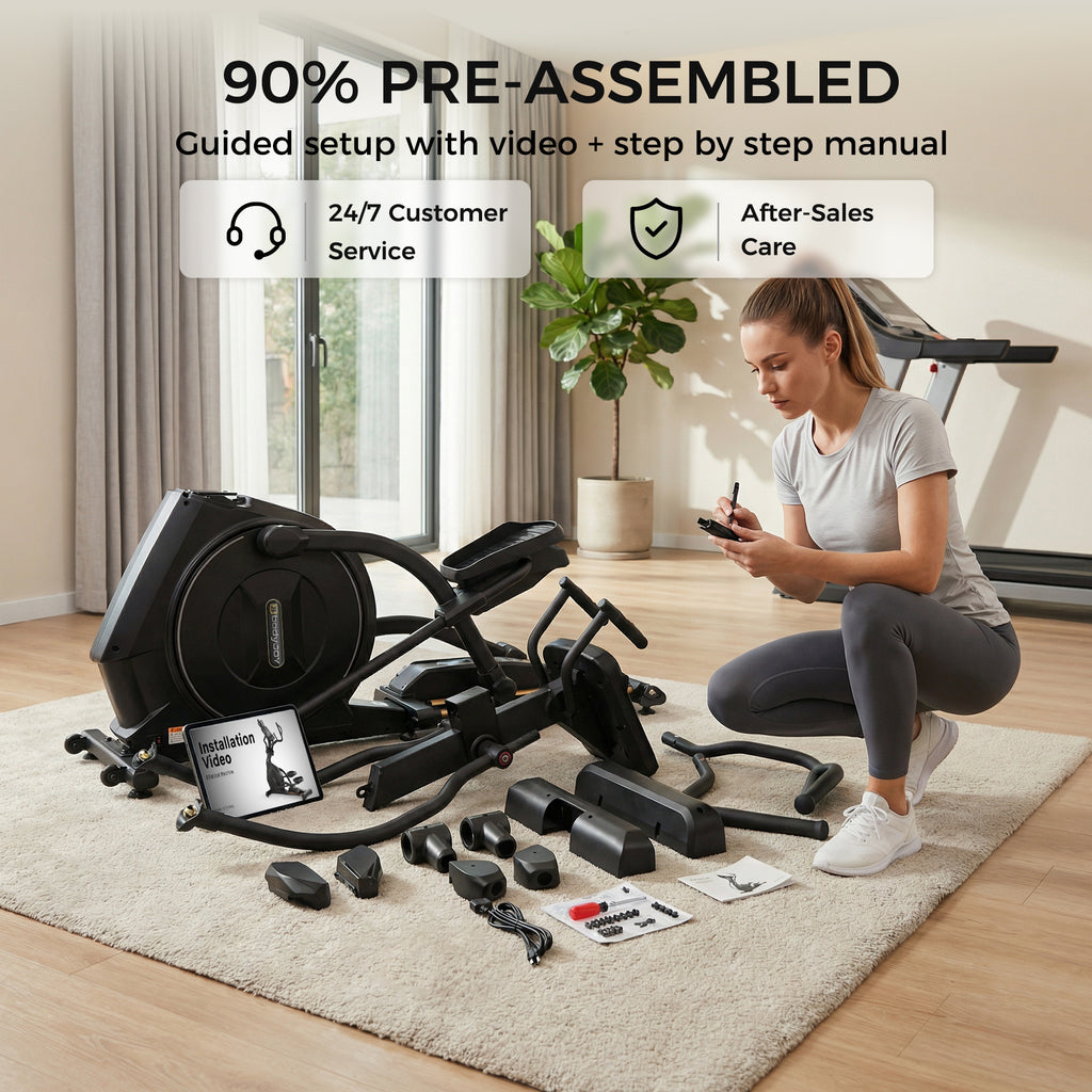 Niceday x Bodyjoy Elliptical Exercise Machines-50.8CM Stride& 32 Level