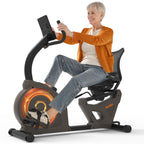 Vélo d'appartement couché Niceday - 181 kg 