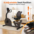 Vélo d'appartement couché Niceday - 181 kg 
