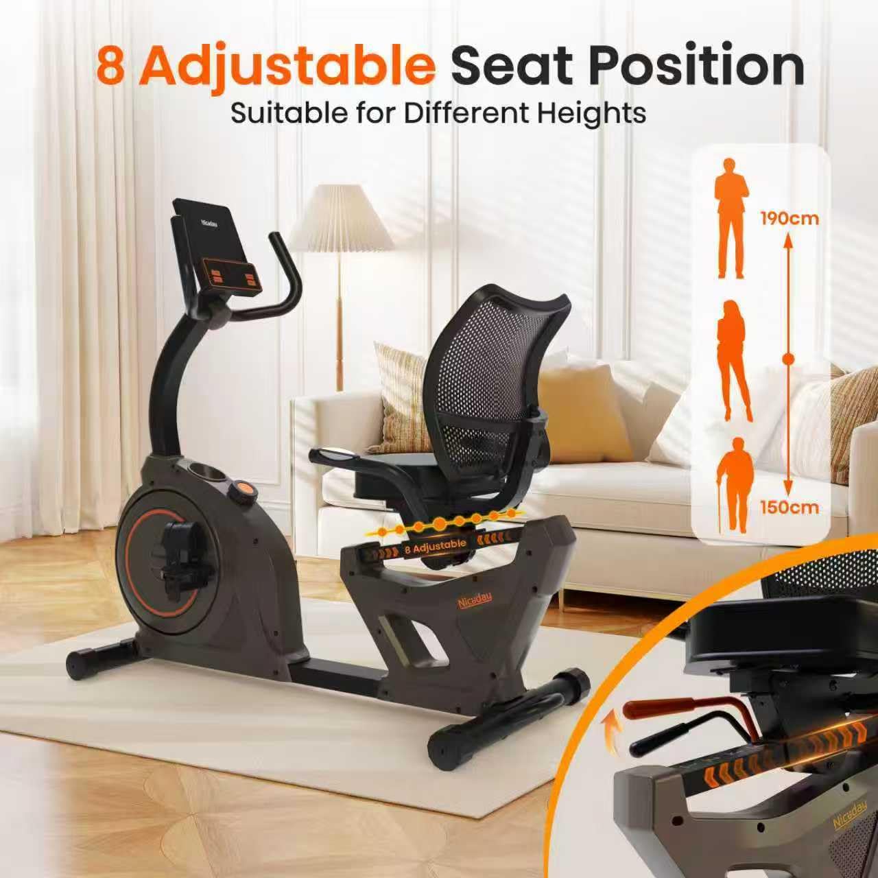 Niceday Recumbent Exercise Bike