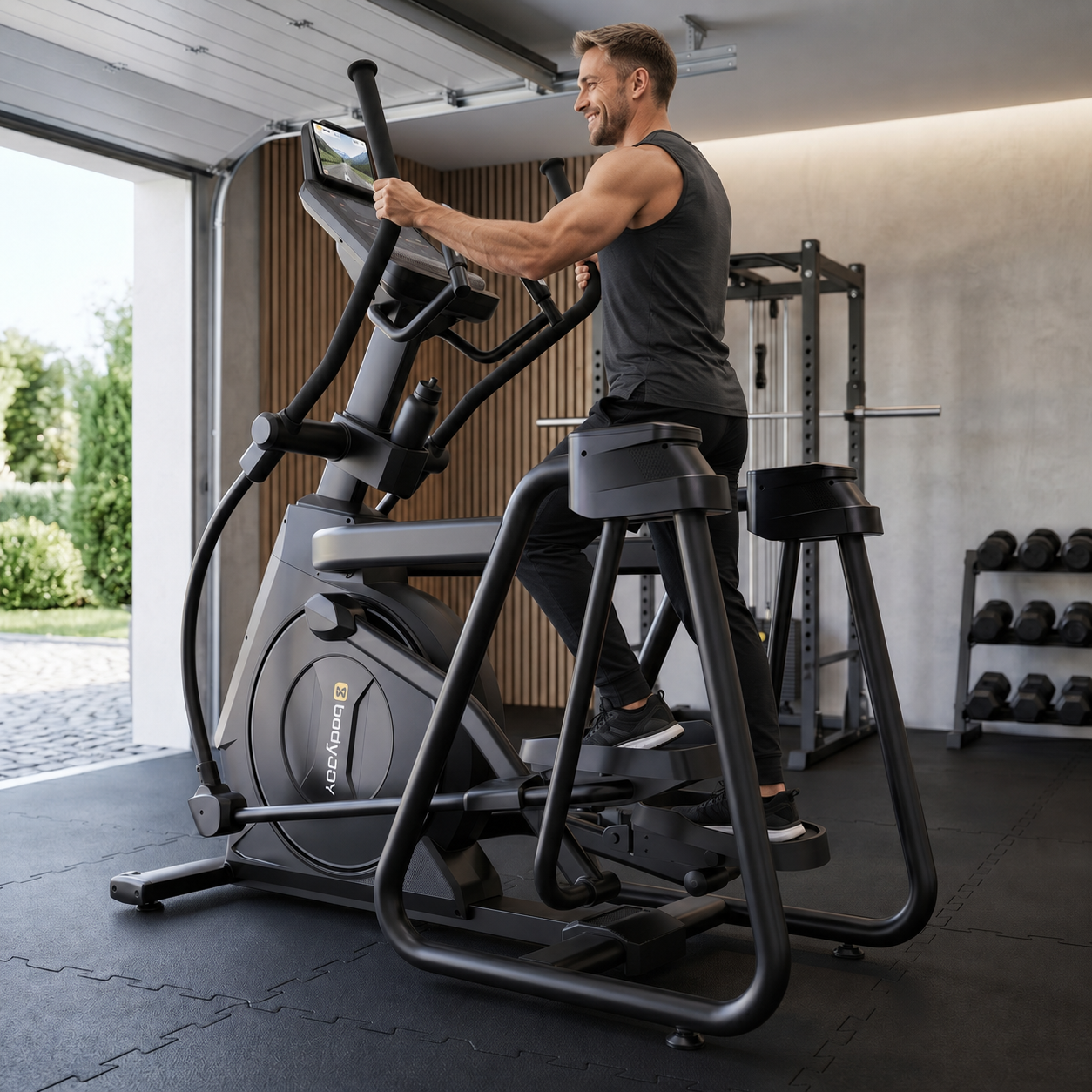 Niceday x Bodyjoy Elliptical Exercise Machines-53CM Stride & 32 Level