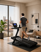 NICEDAY Folding Treadmill with Handrails, 25% Auto Incline, 18 km/h, 140 × 48 cm Running Belt, Quiet 3.0 HP Brushless Motor, 158 kg Capacity