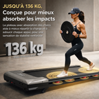 Niceday Tapis de marche avec inclinaison automatique – 10 niveaux d'inclinaison pour une marche plus intense