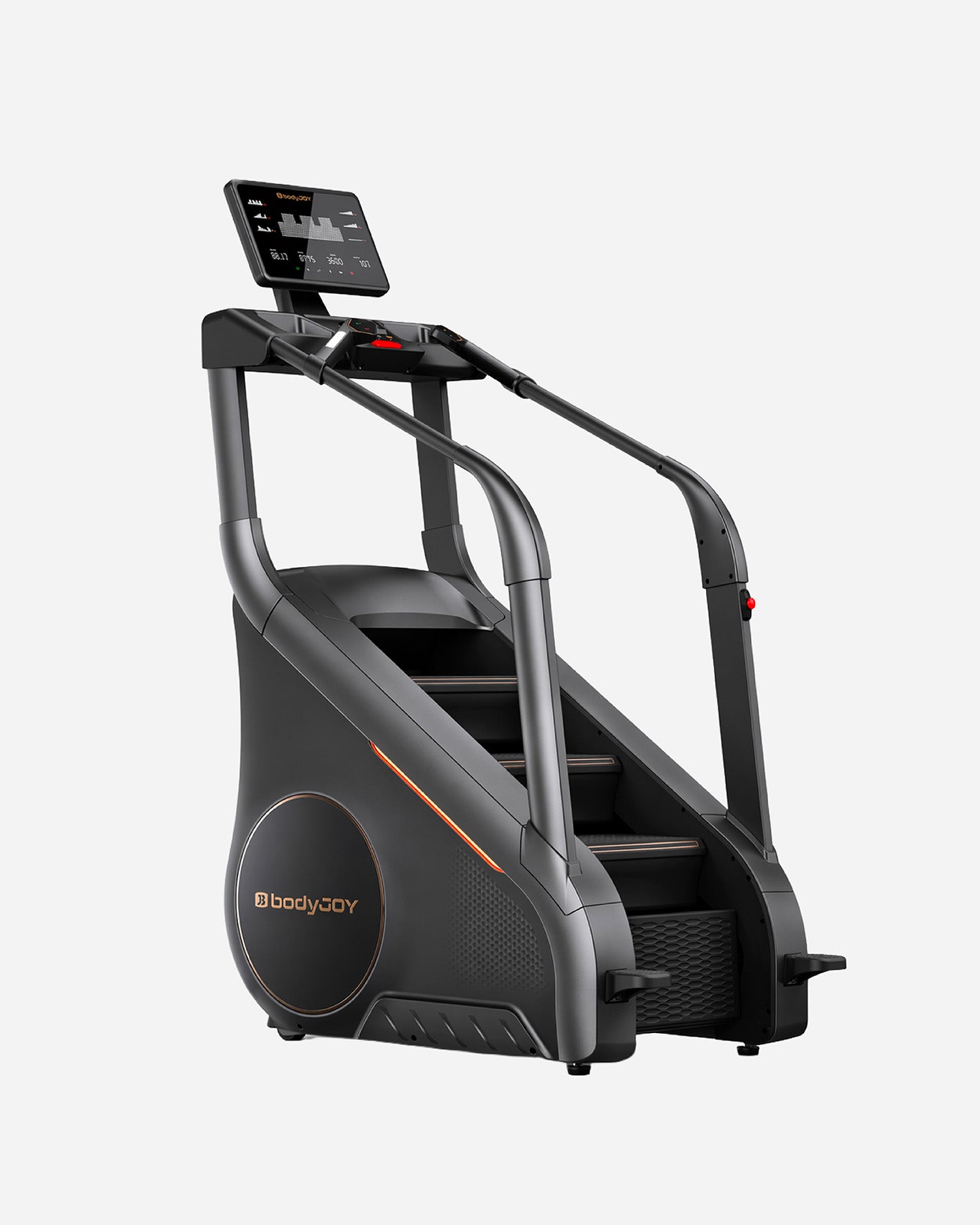 NICEDAY Stair Stepper Machine for Home Gym, Stair Climber with 25 Resistance Levels, 300 KG Capacity, 7-Level Safety System, LED Touchscreen