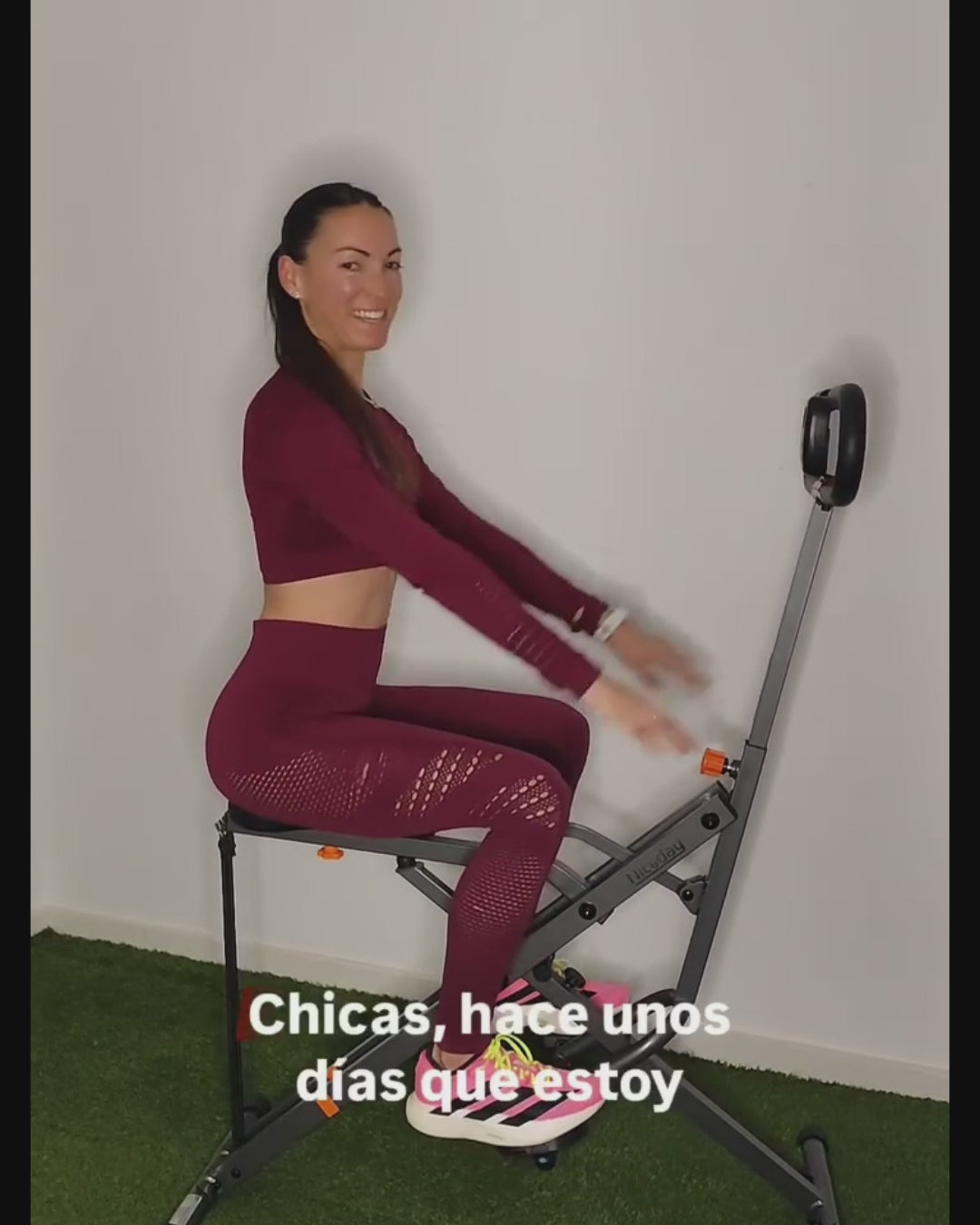 Niceday Squat Machine, 2 in 1 Squat Rowing Machine,